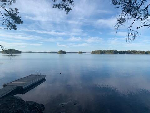 Elegant villa on the shore of Lake Saimaa