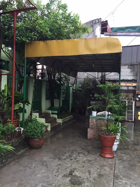 Guests on a quiet garden home