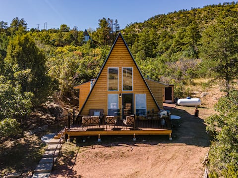 Bright & Cozy A-Frame Cabin 3BR 1BA