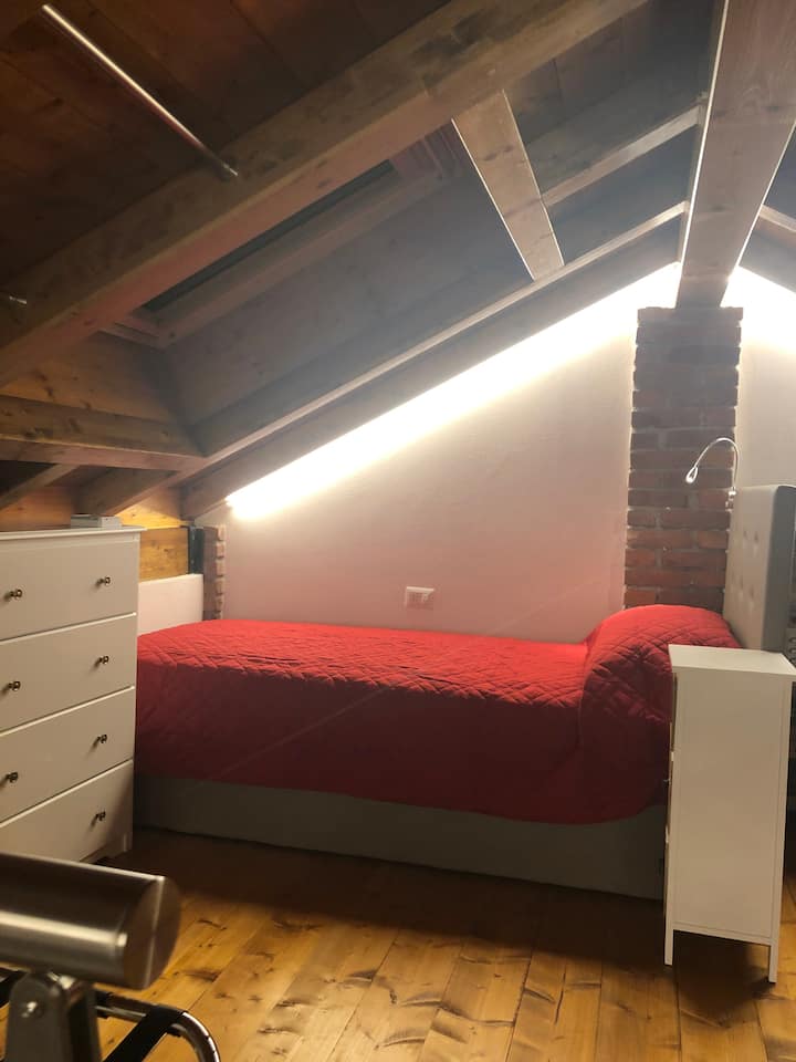la seconda camera sul soppalco