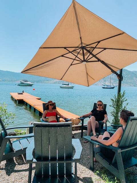 Private Lakefront Beach House off Naramata Bench