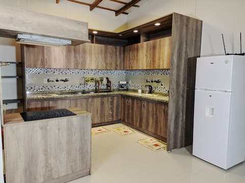 Full apartment with free parking