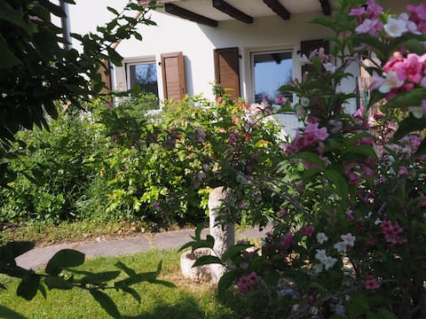 Ground floor apartment with garden