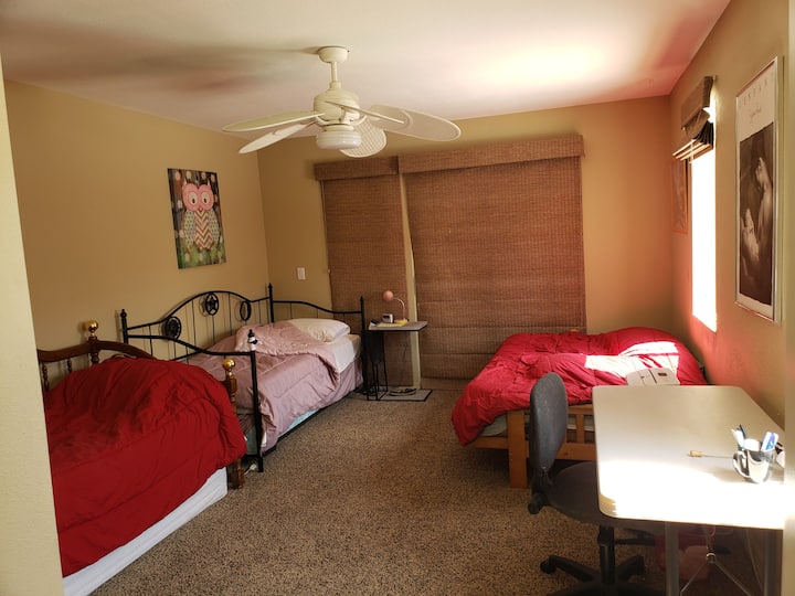 Third bedroom with trundles and futon bed.