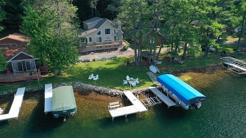 Chalet Minocqua on Lake Tomahawk with Game Room