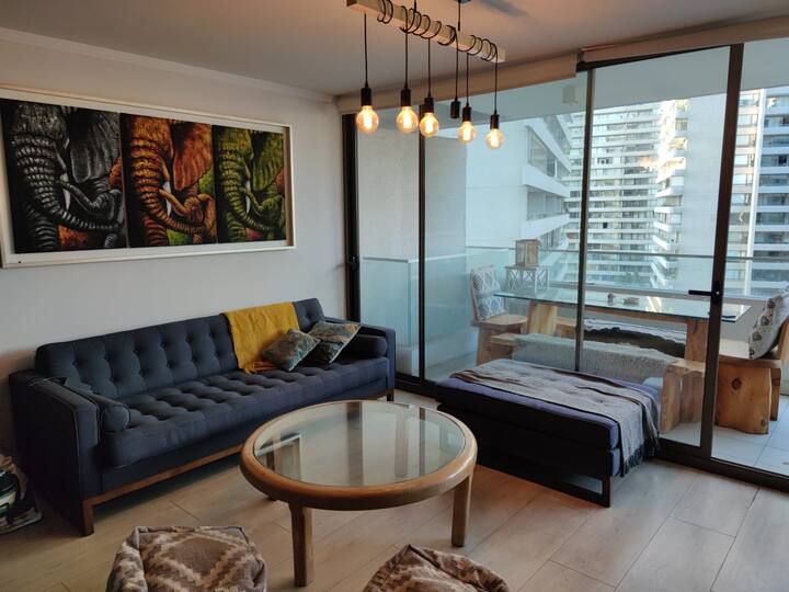 Apartment 2 pieces 2 bathrooms orientation North Condominiums for Rent in Las Condes, Región