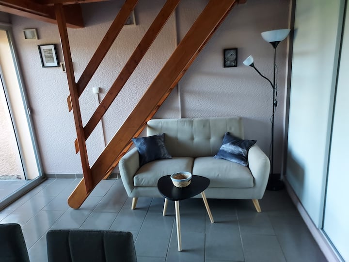 Studio Mezzanine Climatisé Aux Chartreuses - Le Boulou