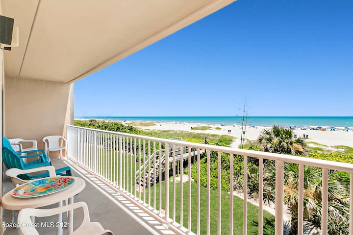Incredible Beach Views With Beautiful Updates - Cocoa Beach, FL