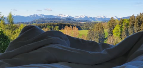 Fantastic mountain views in the Allgäu climatic health resort