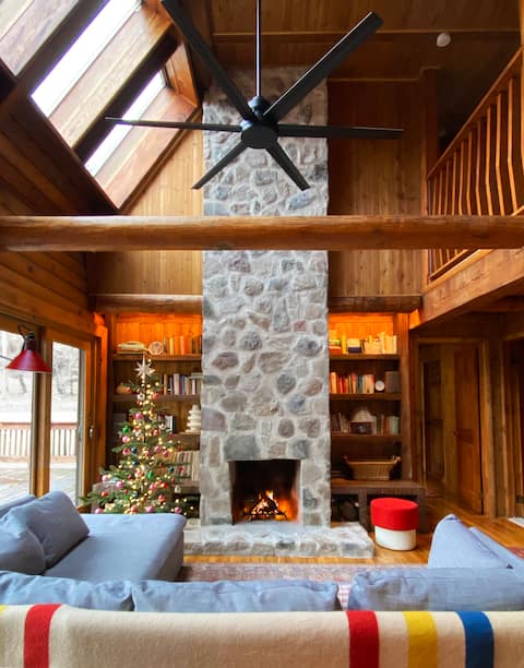 Secluded Luxury Cabin w/ Pool, HotTub, + Swim Hole