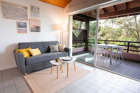Airbnb performant: Cozy apartment 500 m from the ocean Moliets à Moliets Et Maa