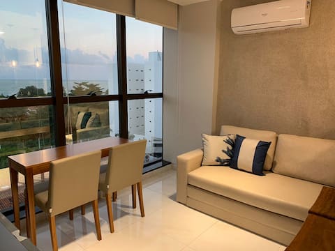 Top performing Airbnb: Beautiful Flat in Ponta de Campina near Lovina in Cabedelo