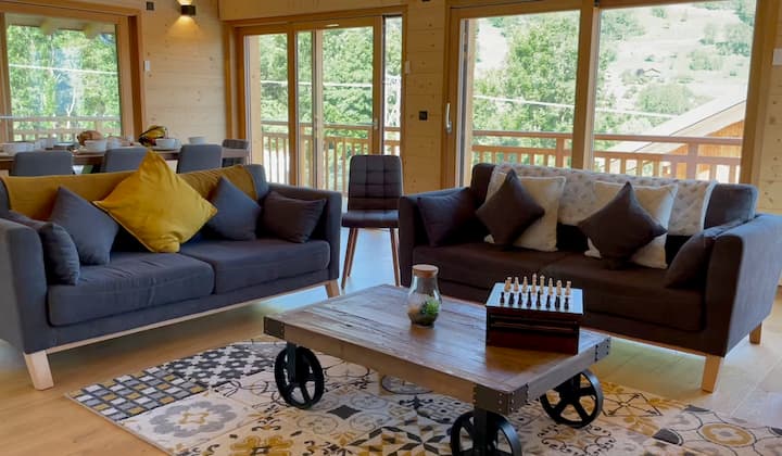 Magnifique Chalet - Piscine & Vue Exceptionnelle - Les 3 Vallées