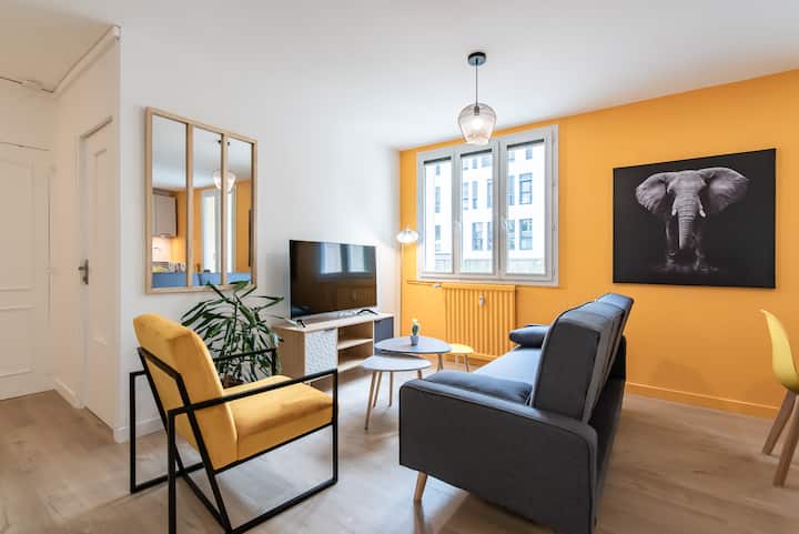 Appart 3 Chambres, Parking,  Fibre, 20mn Part-dieu - Villeurbanne
