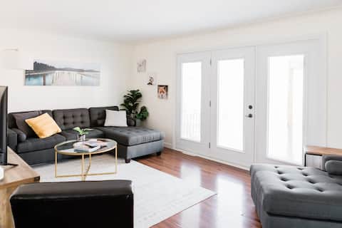 Tasteful 3 bedroom home with private yard and deck