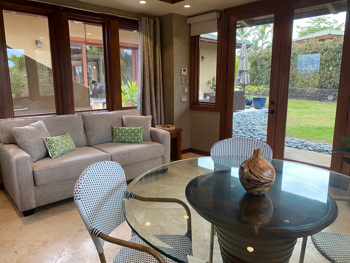 Game Room with X-Box for kids.  Pull out couch with queen memory foam mattress.