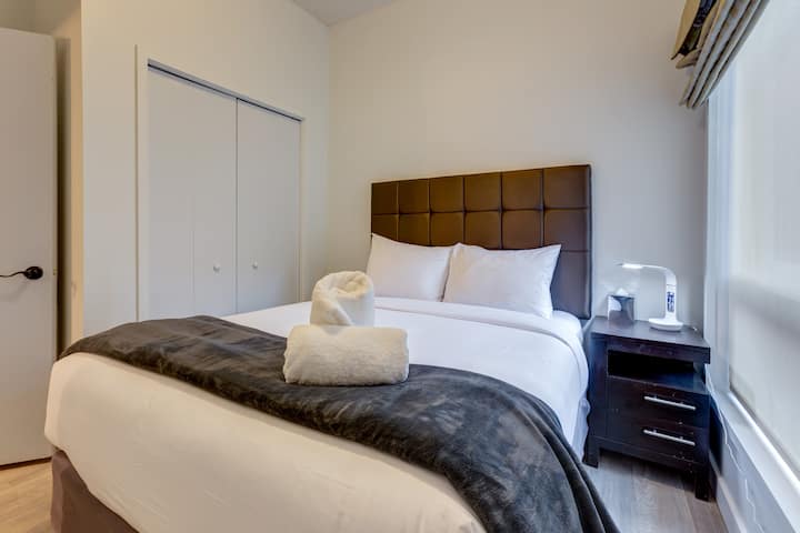 Bedroom #2 with a queen size bed