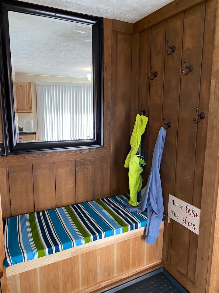 Landing Zone - drop your gear, kick off your shoes and enjoy!