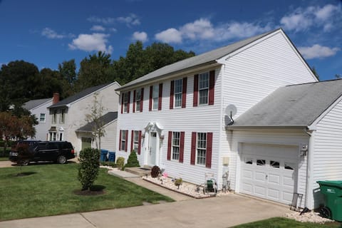 Spacious 4-bedroom house with a private pool.