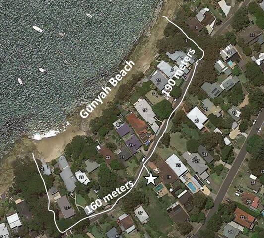 Bundeena Base House & Cottage, solar heated pool gallery image 4