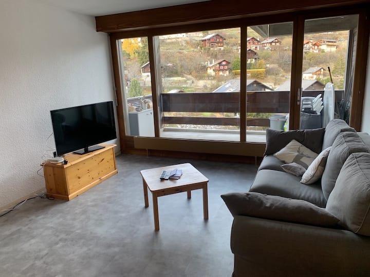 Superbe Appartement Rénové Au Centre Du Village - Vercorin
