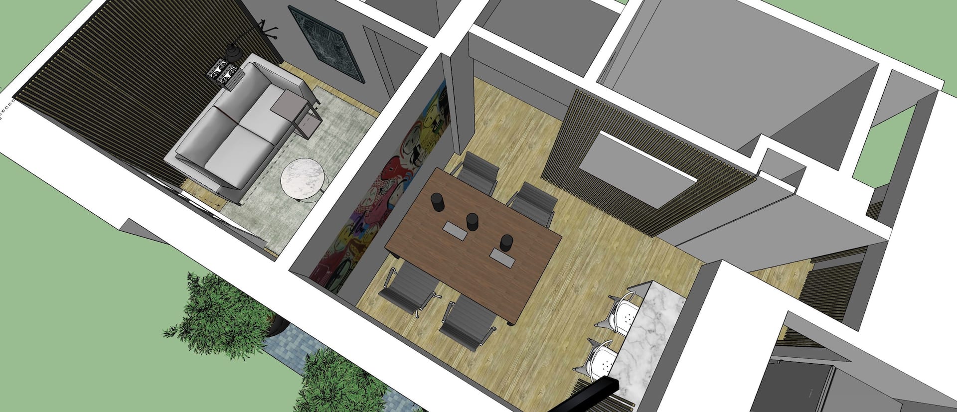Apartamento de 1 quarto em Recoleta, com dois ambientes e varanda de frente
