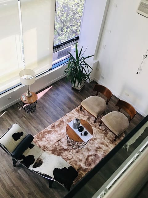 Popular Airbnb listing: Beautiful loft apartment in duplex in Belgrano