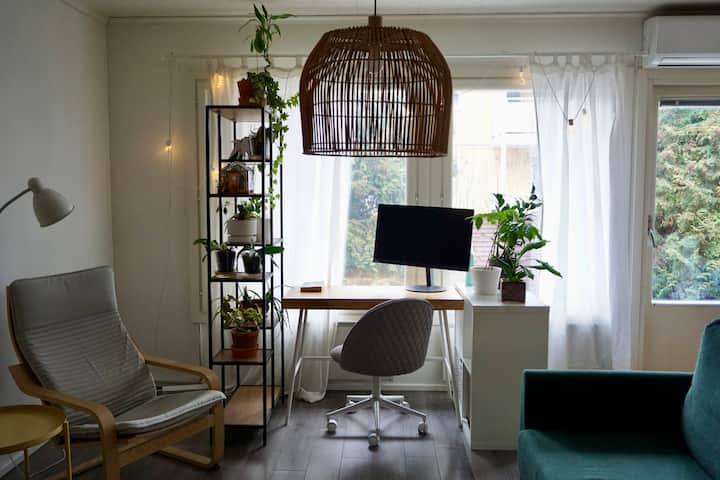 Cozy Townhouse | Sauna, Fireplace & Garden - Helsinki