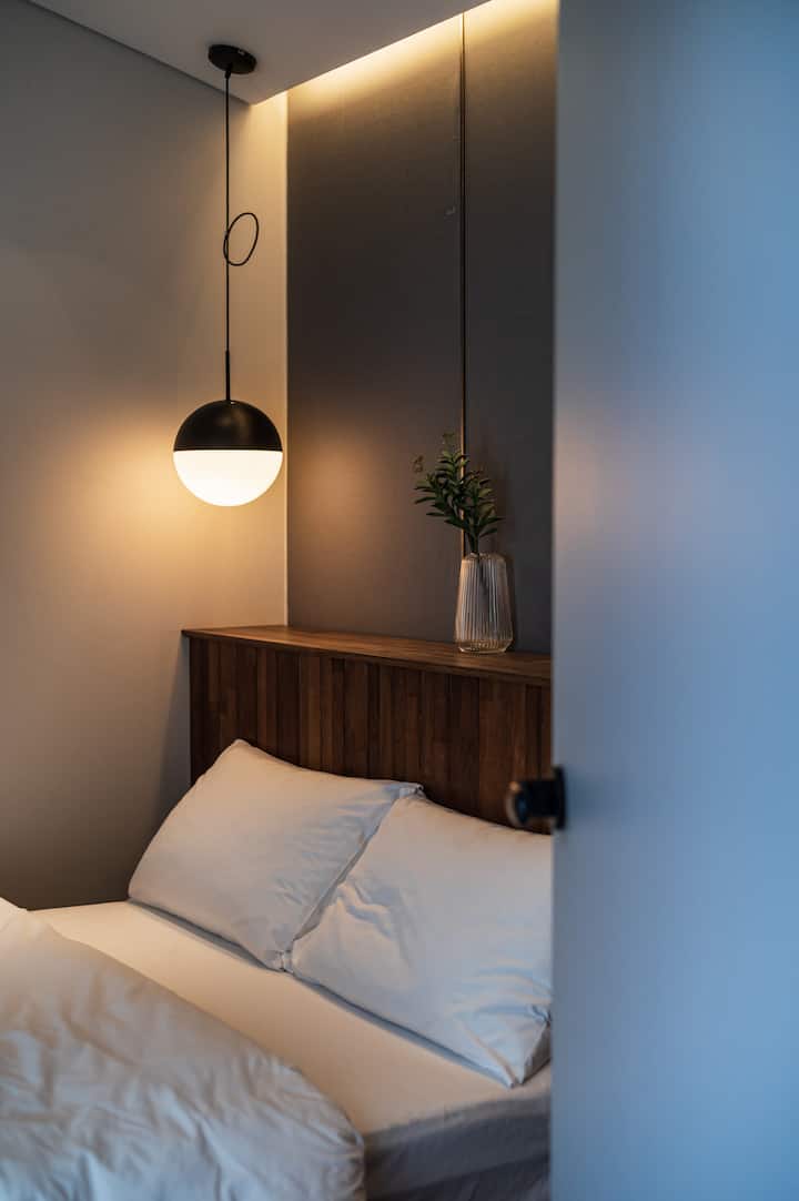 We invite you to our cozy master bedroom.