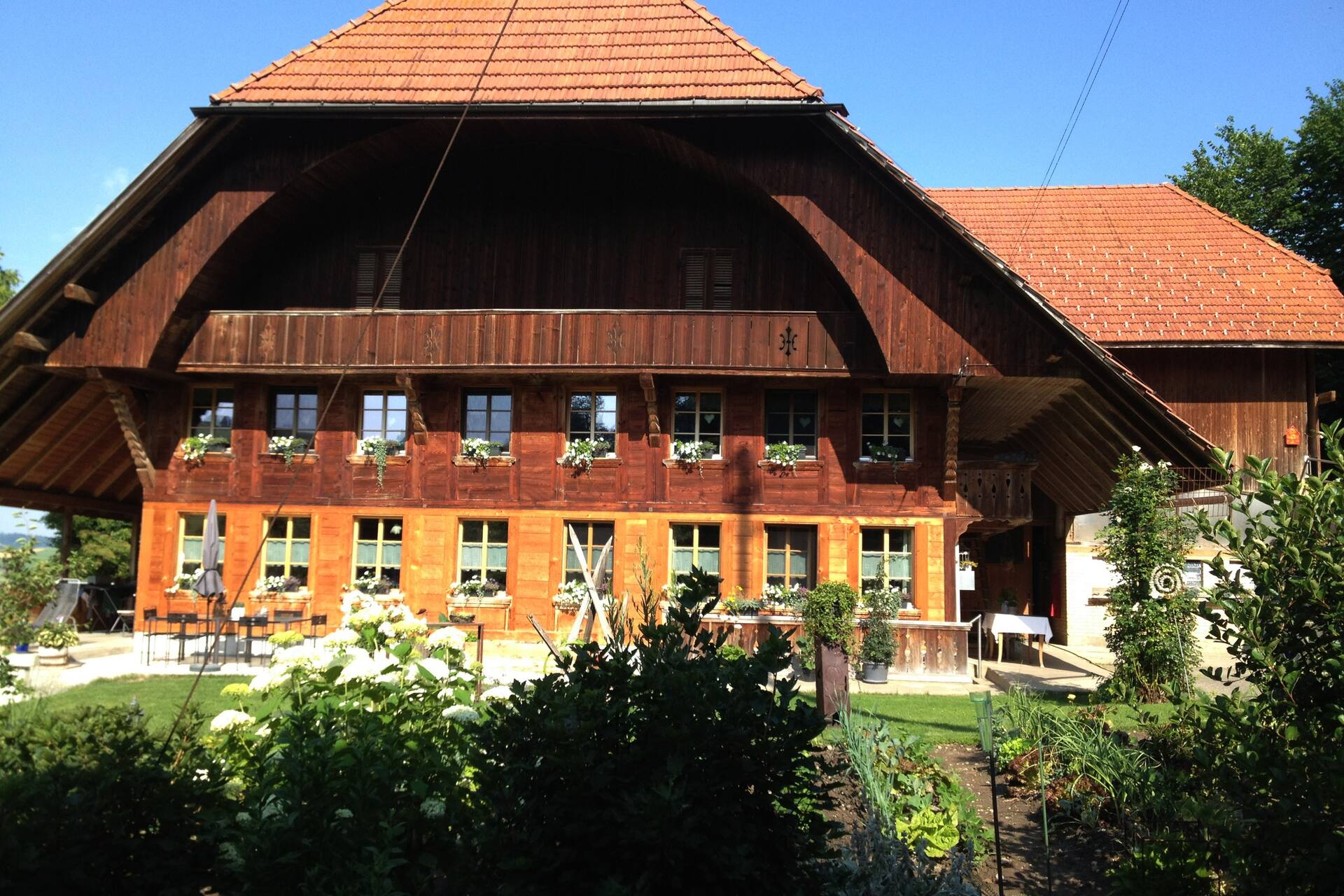 Apartment on the organic farm Flühmatt