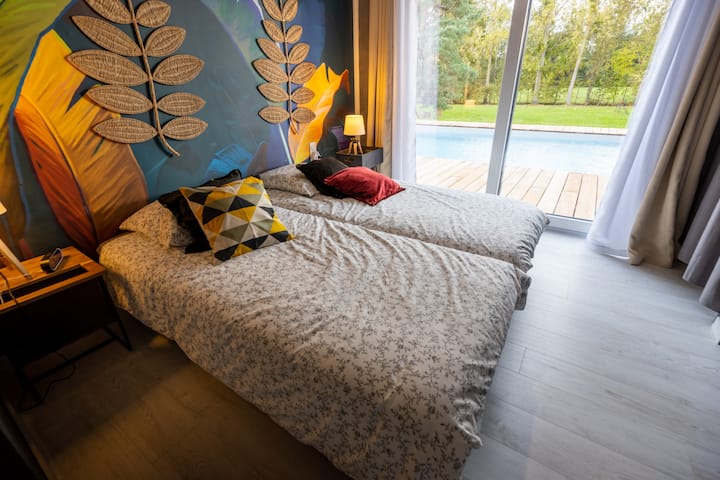 Double Room with Garden and Pool Views