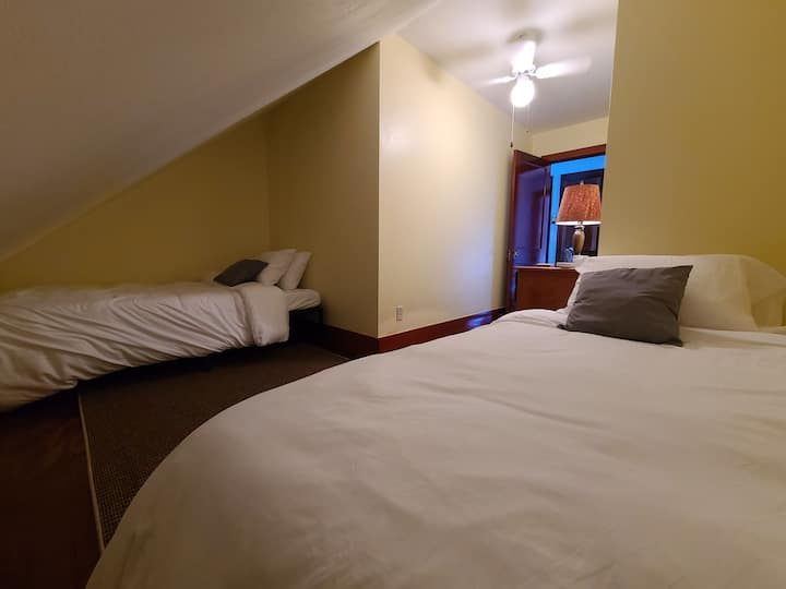 Second Floor - Bedroom 4 with Two Single Memory Foam Beds