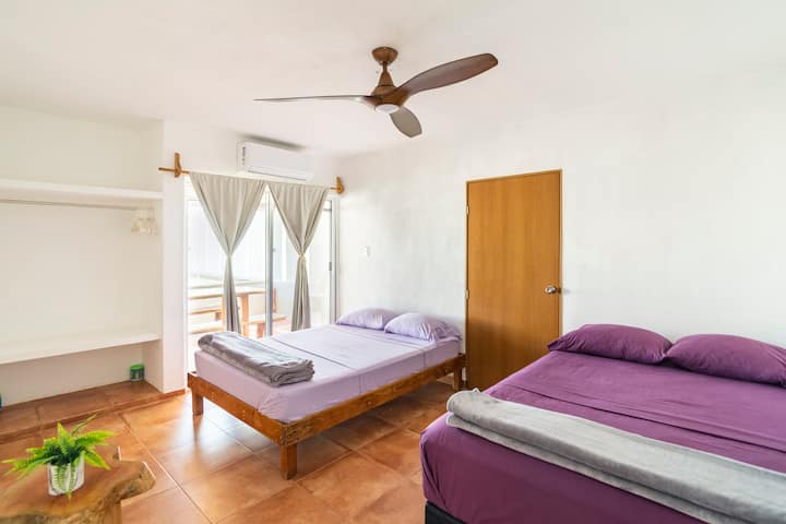 Secondary camera with A/C