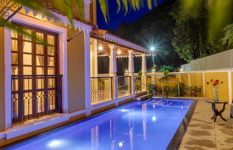 4BHK Portuguese Villa With a Caretaker at Arpora