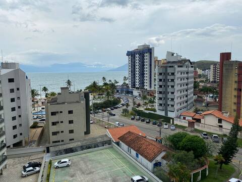 Apt 100 meters from the beach overlooking the sea