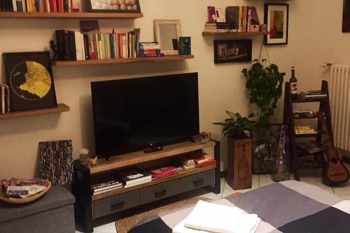 مكتبة وتلفزيون 