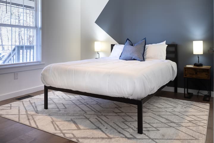 Comfortable, stylish space to relax after a day of adventures.