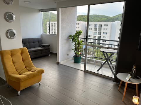 Beautiful penthouse with air conditioning