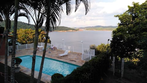 House in gated condominium overlooking dam