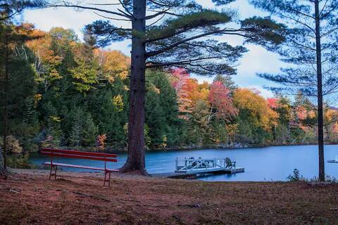 Serene Adirondack home with private lake