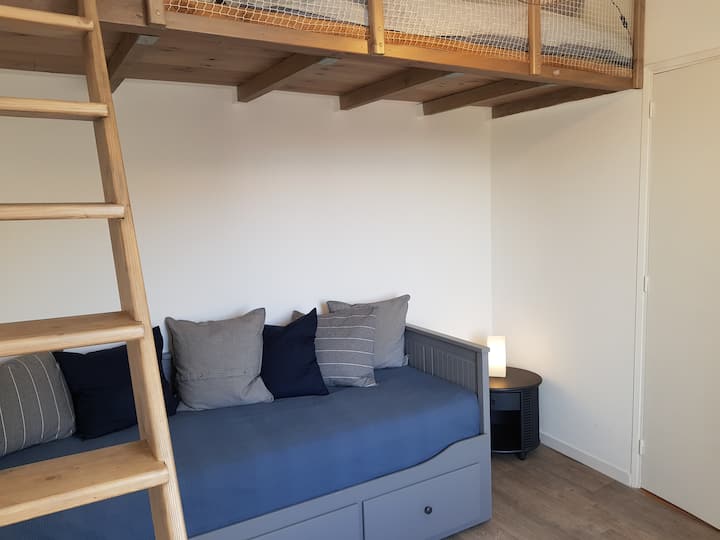 La banquette gigogne sous la mezzanine