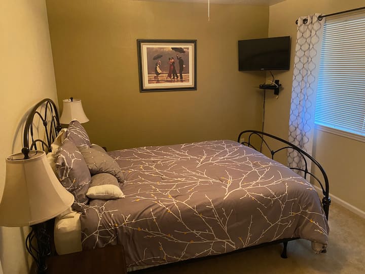 Second bedroom with closet. 