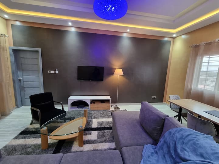 Equipped apartment with private rooftop pool