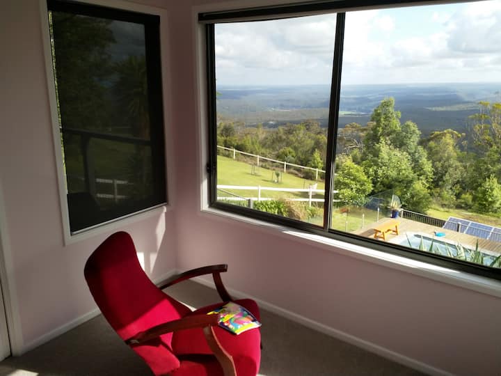 "A room with a view" (the master bedroom retreat).