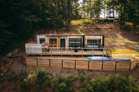 Lakefront Container Home | Romantic + Secluded