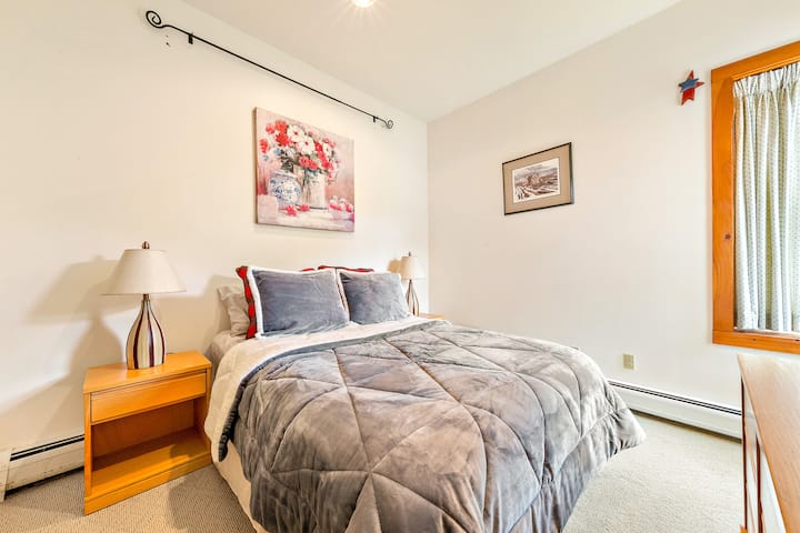 Downstairs Bedroom - Queen bedroom with a closet