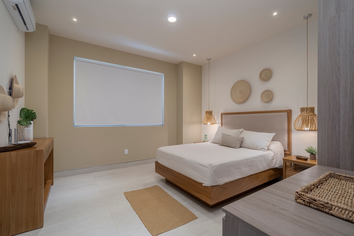 Chumba 1, kitanda cha upana wa futi tano