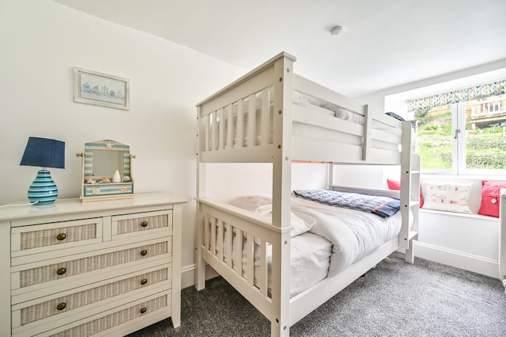 Second bedroom with a bunk bed.