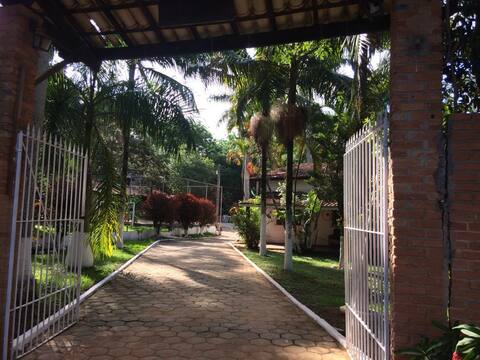 Casa de Campo with swimming pool surrounded by nature.