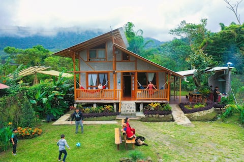 The house in the air, Mindo, bright, spacious and rustic